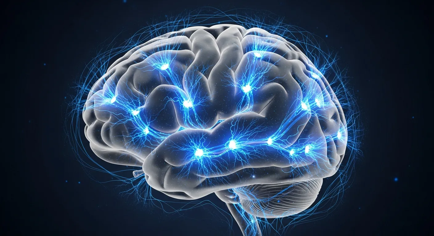 Modafinil tablets alongside pharmacology reference materials